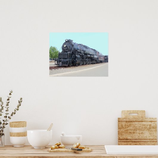 Baldwin — Reading Railroad Locomotive 2124 Poster (Keuken)