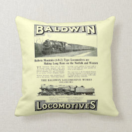 Baldwin Steam Locomotive Mountain Type in 1924 Kussen