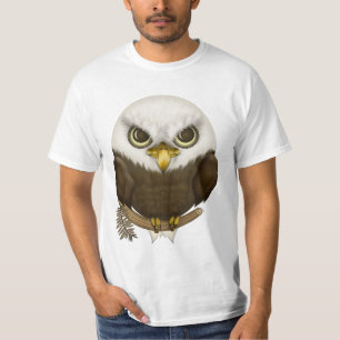 Baldwin the Cute Bald Eagle T-shirt
