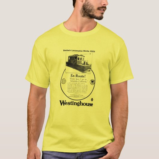 Baldwin-Westinghouse Locomotive 1923 T-Shirt (Voorkant)