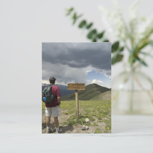 baldy trail briefkaart (Staand voorkant)