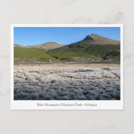 Bale Mountains Ethiopië Briefkaart