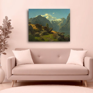 Bale strand, Hans Fredrik Gude Poster