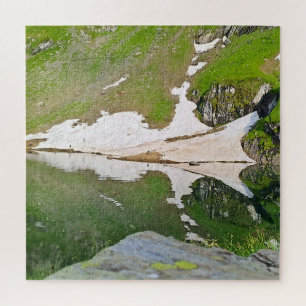 Balea-meer Alpenlandschap - Wilde Natuur Roemenië Legpuzzel