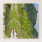 Balea-meer berghelling – Roemeense alpiene afdruk Legpuzzel (Horizontaal)