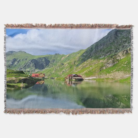 Balea-meerreflectie – Karpatisch Alpenprint Deken (Voorkant)