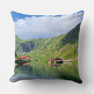 Balea-meerreflectie – Karpatisch Alpenprint Kussen