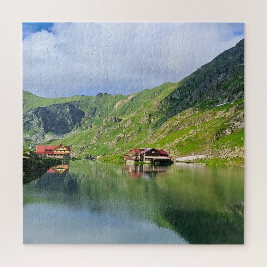 Balea-meerreflectie – Karpatisch Alpenprint Legpuzzel (Verticaal)