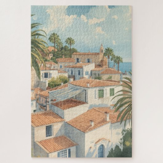 Baleaire Eilanden Oude Franse Reis Legpuzzel (Verticaal)