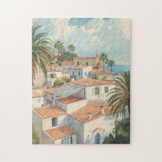 Baleaire Eilanden Oude Franse Reis Legpuzzel (Verticaal)