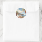 Baleaire Eilanden Oude Franse Reis Ronde Sticker (Tas)