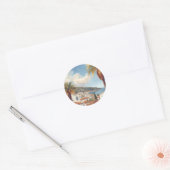 Baleaire Eilanden Oude Franse Reis Ronde Sticker (Envelop)