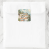 Baleaire Eilanden Oude Franse Reis Vierkante Sticker (Tas)