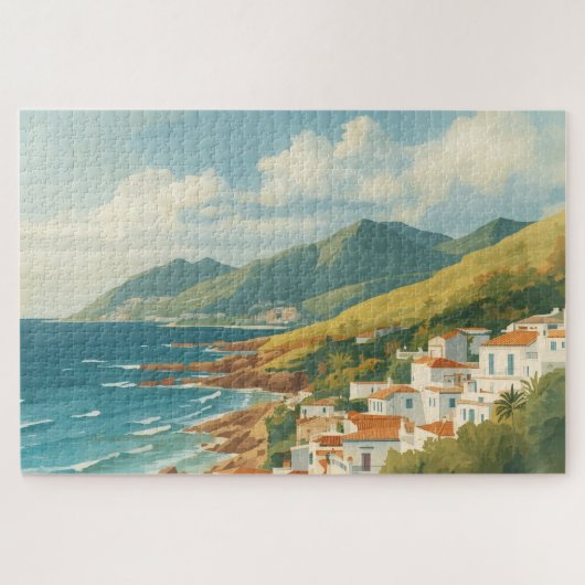 Balearen Eilanden Oude Franse Rivièra Reizen Legpuzzel (Horizontaal)