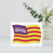 Balearen Eilanden Vlag Ansichtkaart Briefkaart (Staand voorkant)