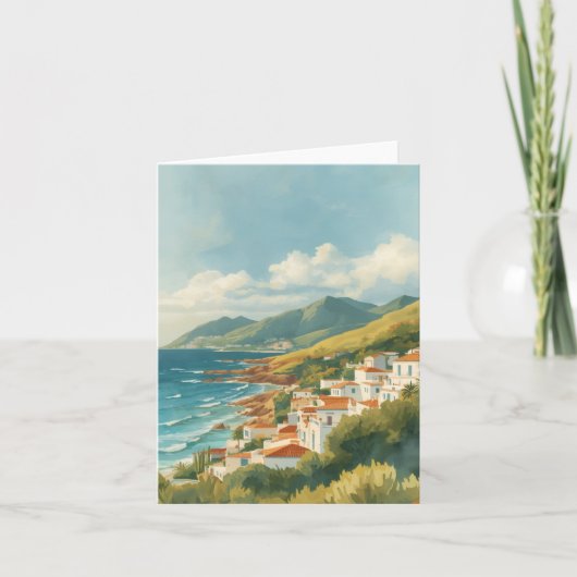 Balearen Oude Franse Rivièra Reizen Kaart (Voorkant)