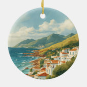 Balearen Oude Franse Rivièra Reizen Keramisch Ornament (Achterkant)