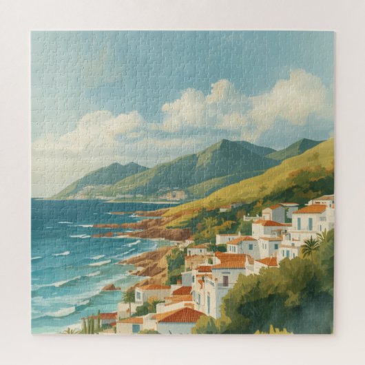 Balearen Oude Franse Rivièra Reizen Legpuzzel (Verticaal)