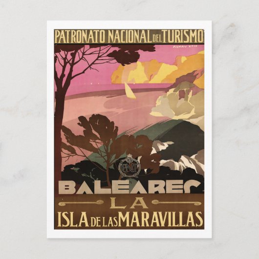 Balearen - Spanje Briefkaart (Voorkant)