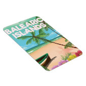 Balearen strand reisposter magneet (Rechterzijde)
