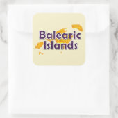 Balearen Vierkante Sticker (Tas)