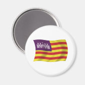 Balearen Vlag Magneet (Voorkant / Achterkant)