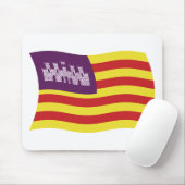 Balearen Vlag Muismat (Met muis)
