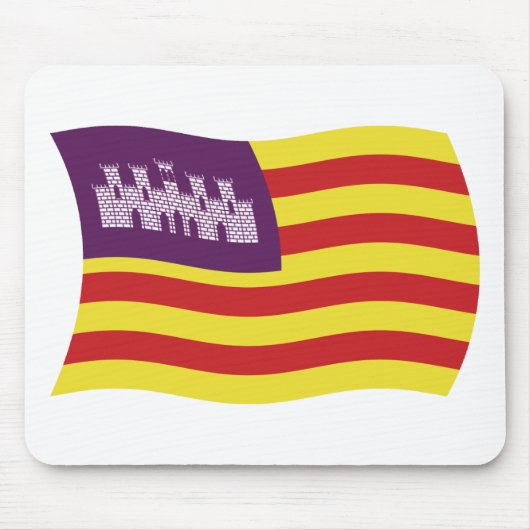 Balearen Vlag Muismat (Voorkant)