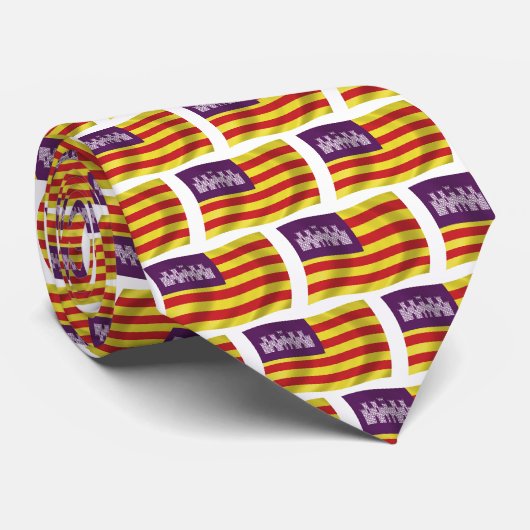 Balearen Vlag Stropdas (Opgerold)