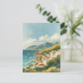 Balearic Islands Vintage French Riviera Travel Briefkaart (Staand voorkant)