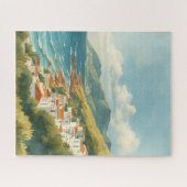 Balearic Islands Vintage French Riviera Travel Legpuzzel (Horizontaal)