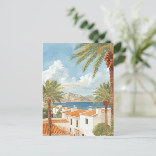 Balearic Islands Vintage French Travel Briefkaart (Staand voorkant)