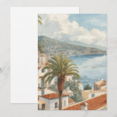 Balearic Islands Vintage French Travel Feestdagenkaart (Voorkant / Achterkant)