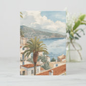 Balearic Islands Vintage French Travel Feestdagenkaart (Staand voorkant)