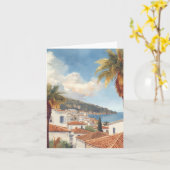 Balearic Islands Vintage French Travel Kaart (Gele Bloem)