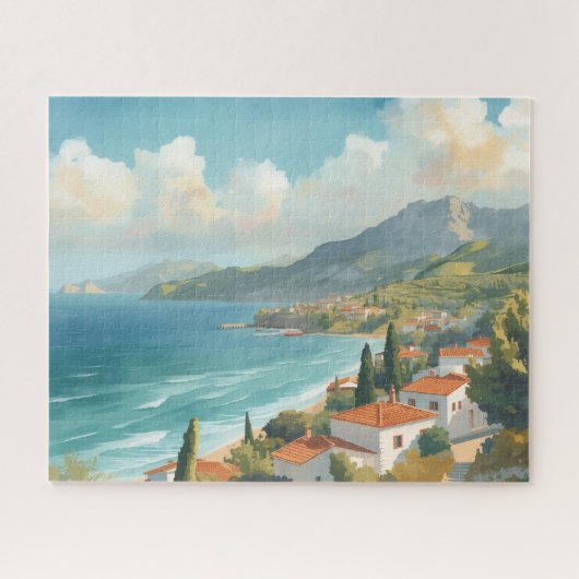 Balearic Islands Vintage French Travel Legpuzzel (Horizontaal)
