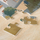 Balearic Islands Vintage French Travel Legpuzzel (Zijkant)