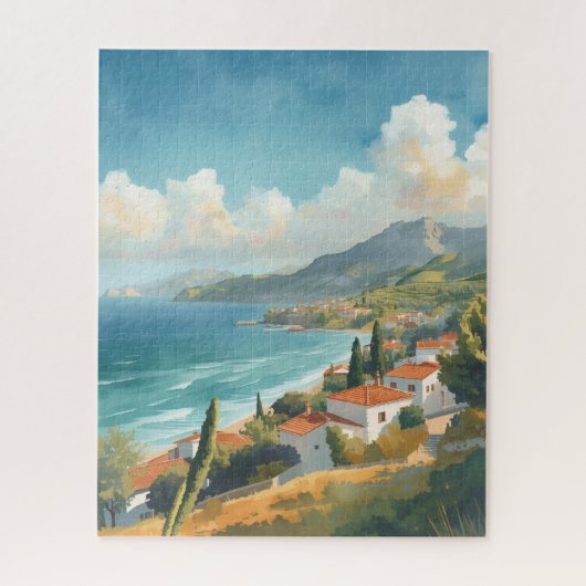 Balearic Islands Vintage French Travel Legpuzzel (Verticaal)