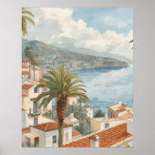 Balearic Islands Vintage French Travel Poster (Voorkant)