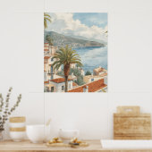 Balearic Islands Vintage French Travel Poster (Keuken)