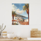 Balearic Islands Vintage French Travel Poster (Keuken)