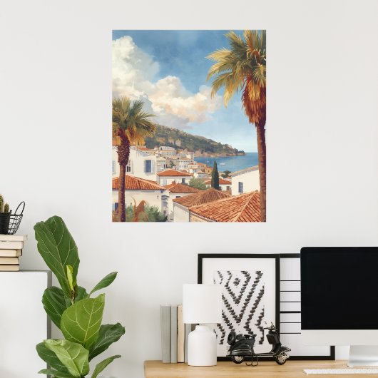 Balearic Islands Vintage French Travel Poster (Thuiskantoor)