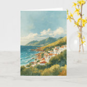 Balearic Islands Vintage French Travel Riviera Kaart (Gele Bloem)