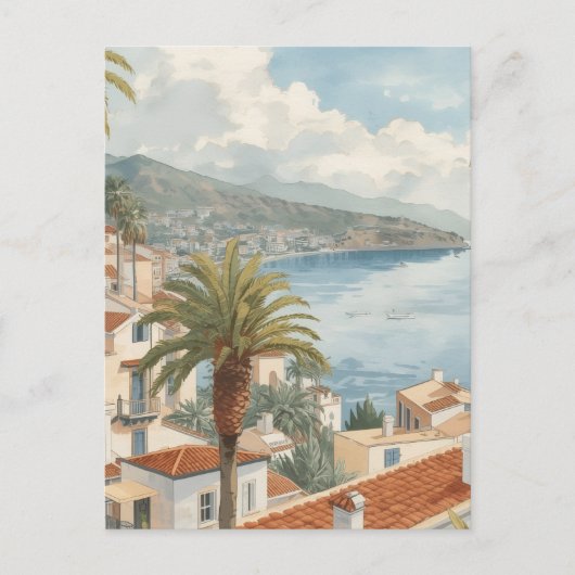 Balearische Eilanden Oude Franse Reis Briefkaart (Voorkant)