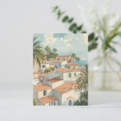 Balearische Eilanden Oude Franse Reis Briefkaart (Staand voorkant)