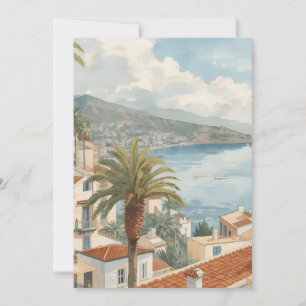 Balearische Eilanden Oude Franse Reis Feestdagenkaart