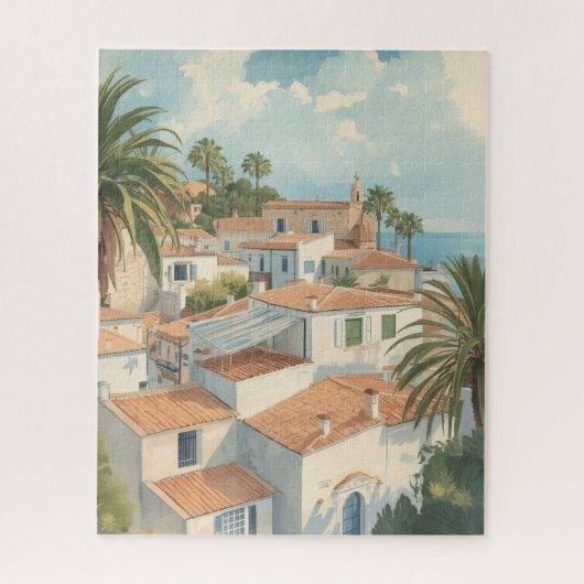 Balearische Eilanden Oude Franse Reis Legpuzzel (Verticaal)