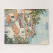 Balearische Eilanden Oude Franse Reis Legpuzzel (Horizontaal)