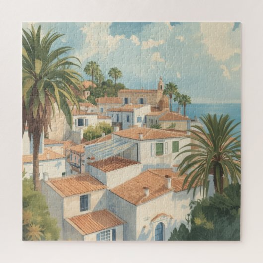 Balearische Eilanden Oude Franse Reis Legpuzzel (Verticaal)