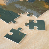 Balearische Eilanden Oude Franse Reis Legpuzzel (Zijkant)